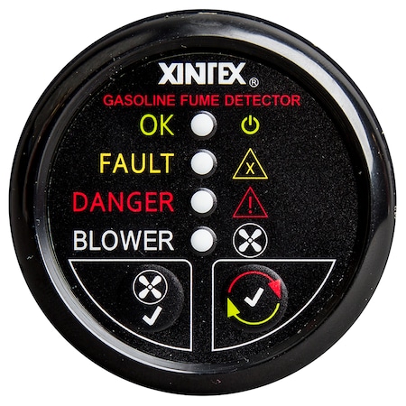 Fireboy-Xintex Gasoline Fume Detector & Blower Control w/Plastic Sensor - Blac G-1BB-R